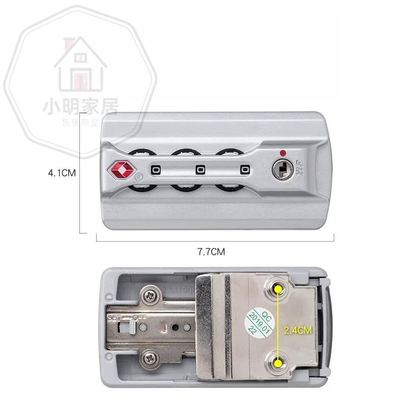[พร้อมสต็อก] Tsa13066 customing Lockศุลกากรล็อคกรอบอลูมิเนียมรถเข็นกรณีซ่อมกระเป๋าเดินทางอุปกรณ์เสริม tsa007ศุลกากรล็อค