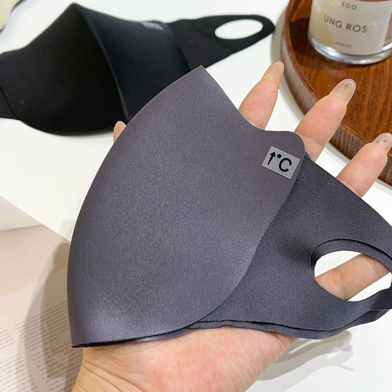 สไตล์จดหมายอบอุ่นขี่จักรยานใบหน้าปกผู้หญิงผู้ชายกลางแจ้งฤดูใบไม้ร่วงฤดูหนาว กันลม เย็นป้องกันหน้ากากวิ่ง - รูปที่ 5