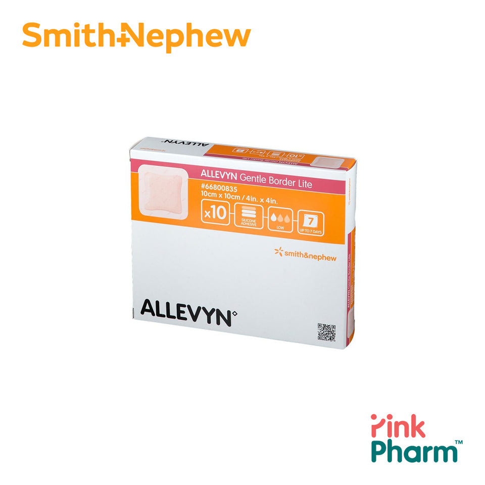 Allevyn Gentle (non-adhesive) 10CMx10CM จำนวน 10 ชิ้น/กล่อง