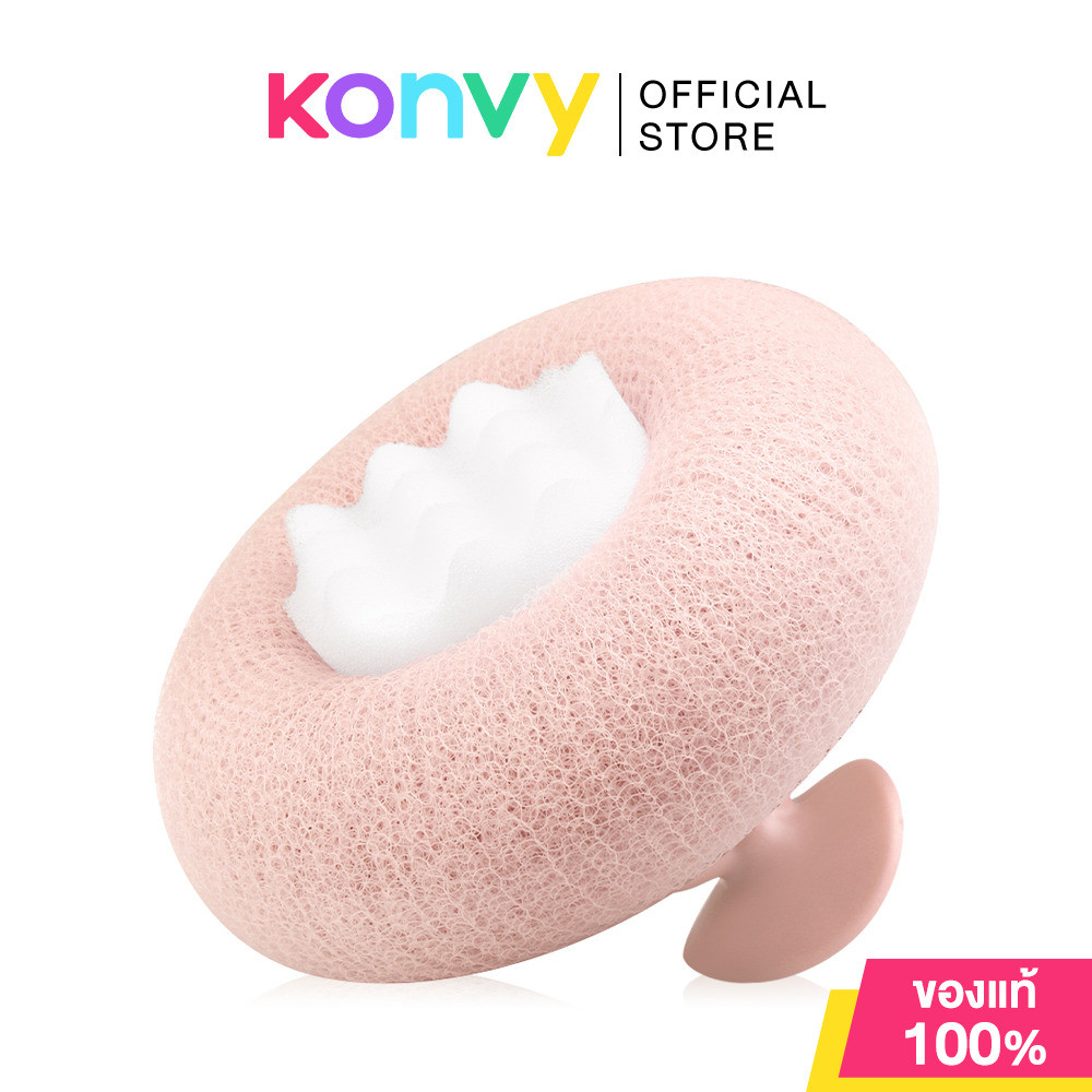 KVY Suction Cup Bath Ball #Pink เควีวาย ฟองน้ำทรงกลม สำหรับอาบน้ำ สีชมพู.