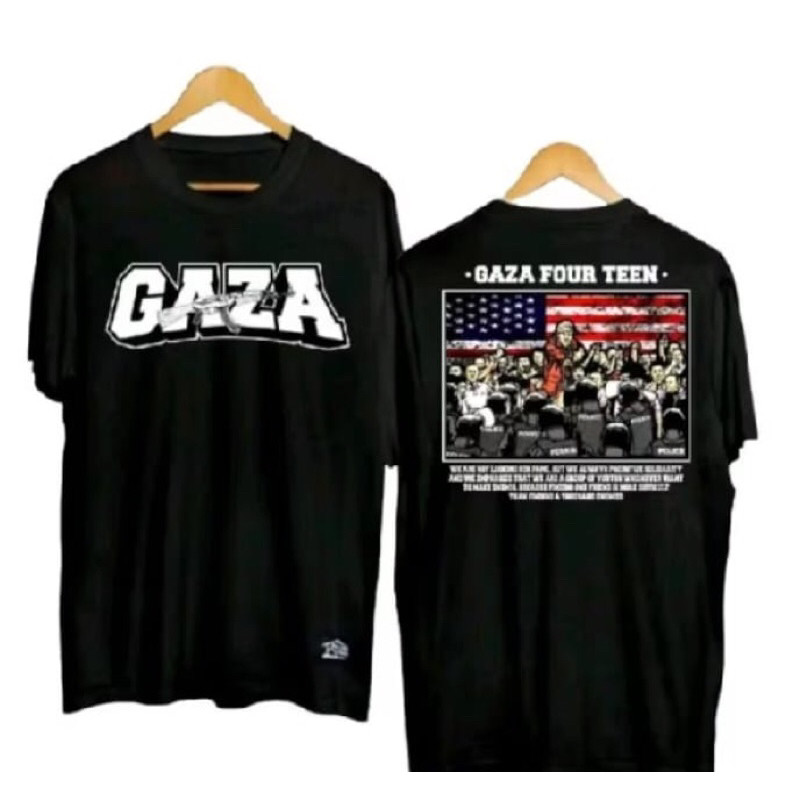 เสื้อยืด GAZA GAZA FOUR TEEN