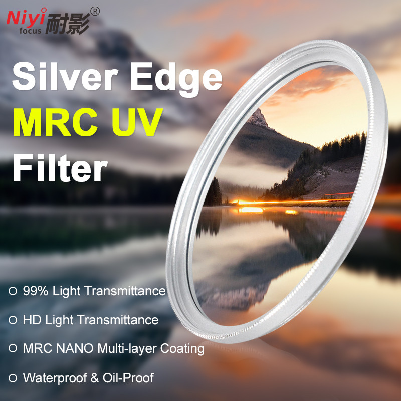37-58 มม.MRCUV กรองเงิน Multi-layer เคลือบกันน้ํา MRC UV สําหรับกล้อง DSLR Mirrorless เลนส์ 37 มม.39 มม.40.5 มม.43 มม.46 มม.49 มม.52 มม.55 มม.58 มม.กรอง