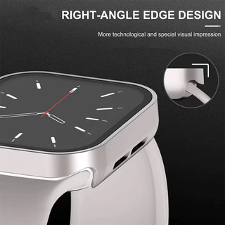 2 in1 ที่อยู่อาศัยกระจกนิรภัย for Apple Watch Ultra/SE 3 2 49mm 46mm Series 11 10 9 8 7 6 5 4 IWatch 40mm 41mm 44mm 45mm