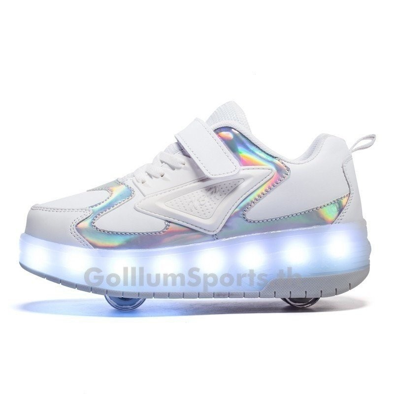 2024 รองเท้าสเก็ต 2 ล้อมีล้อมีไฟ LED 790 รองเท้ากระพริบล้อ le EXFM