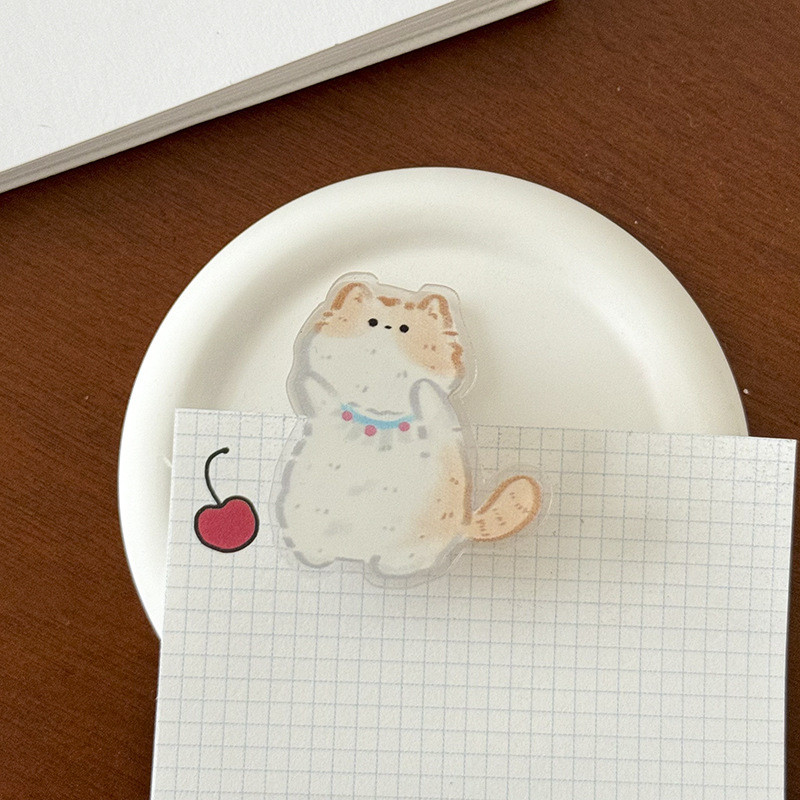 แมวคลิปปิดผนึกสาวหัวใจหน้าคลิปนักเรียนหางยาวคลิปเก็บคลิปปัสสาวะหมายเหตุคลิปอะคริลิการ์ตูนน่ารักสไตล์คลิป - รูปที่ 4