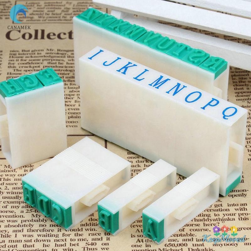 Keepmoving Paper Letter Stamp ซีลสัญลักษณ์ตัวเลขดิจิตอล Chapter หมึกรวม พิมพ์ใหม่
