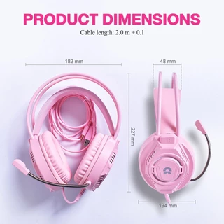 OKER G225 GAMING HEADSET AUX 3.5 MM. + USB PLUG PRO GAMING HEADSET