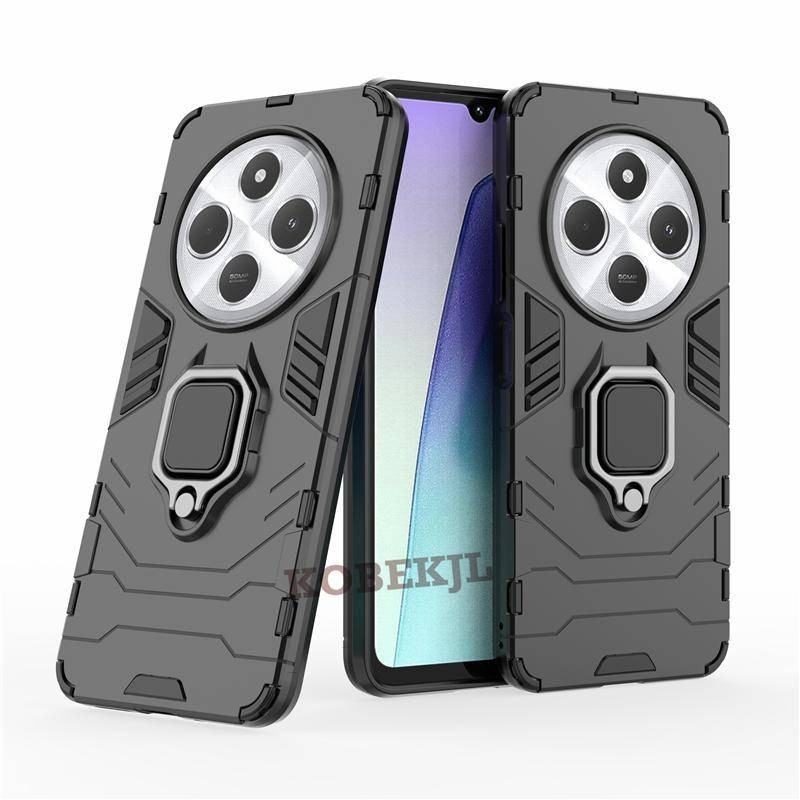 Redmi 14C กรณีแม่เหล็กกันกระแทก Kickstand Hard เคสโทรศัพท์สําหรับ Redmi 14C 13C Redmi13 Redmi14C ปลอ