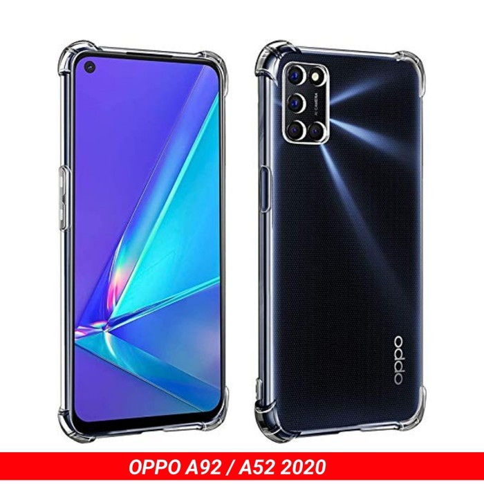 OPPO A52 A92 2020 เคสใสป้องกันการแตกร้าวแบบนุ่มระดับพรีเมียม