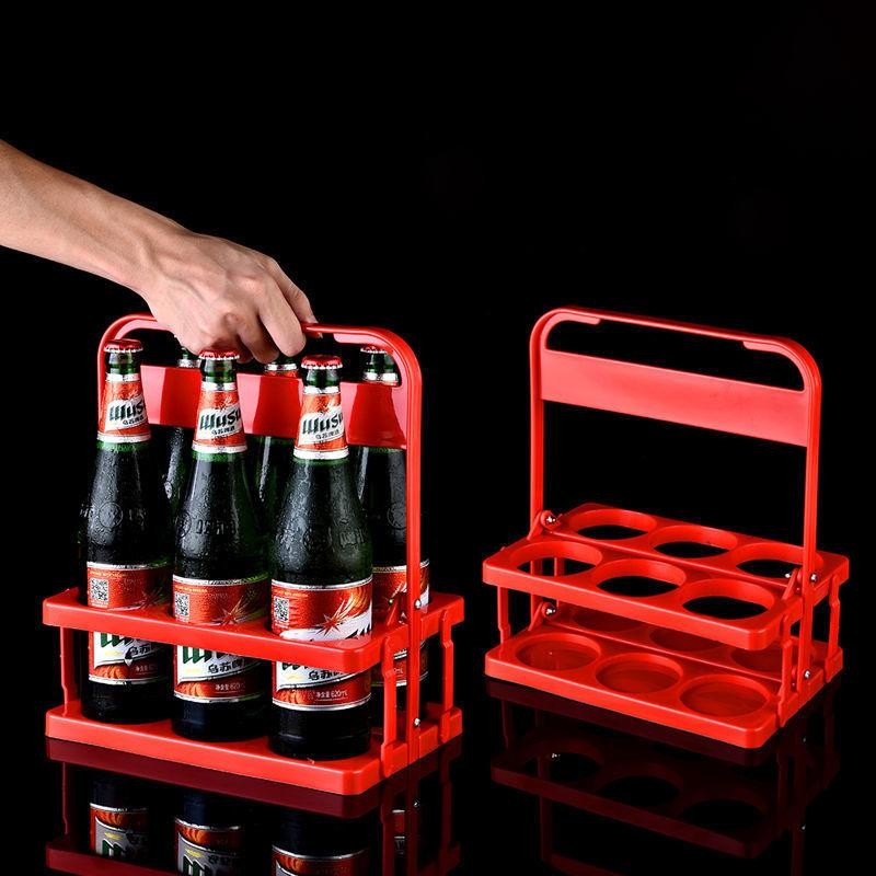 SELL Best Reusable 6 Pack ขวดเบียร์ Carrier เครื่องดื่ม Caddy Holder Beer Rack Cup Organizer ~