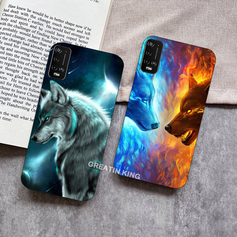 เคสสําหรับ Wiko Power U10/U20 เคสโทรศัพท์แฟชั่นทาสีรูปแบบ Matte Soft TPU เกราะป้องกันเต็มรูปแบบ