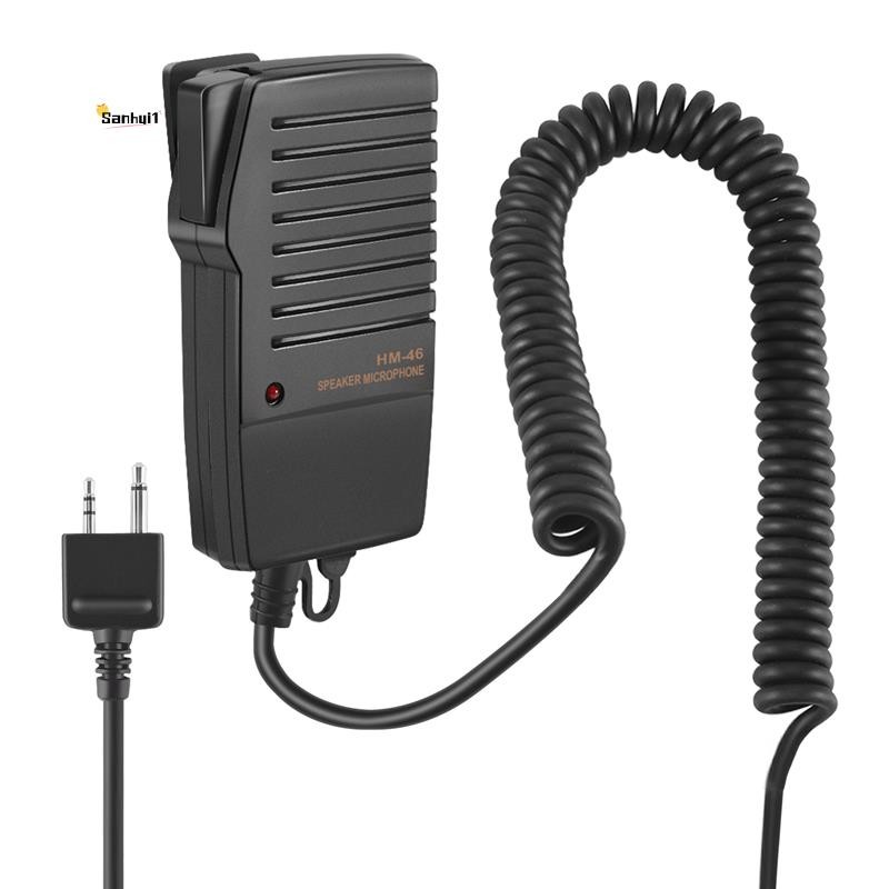 ไมโครโฟนลําโพงมือถือสําหรับ Icom Ic-V8 V85 V82 Ic-T2H T8A 2At W32A E90 วิทยุ