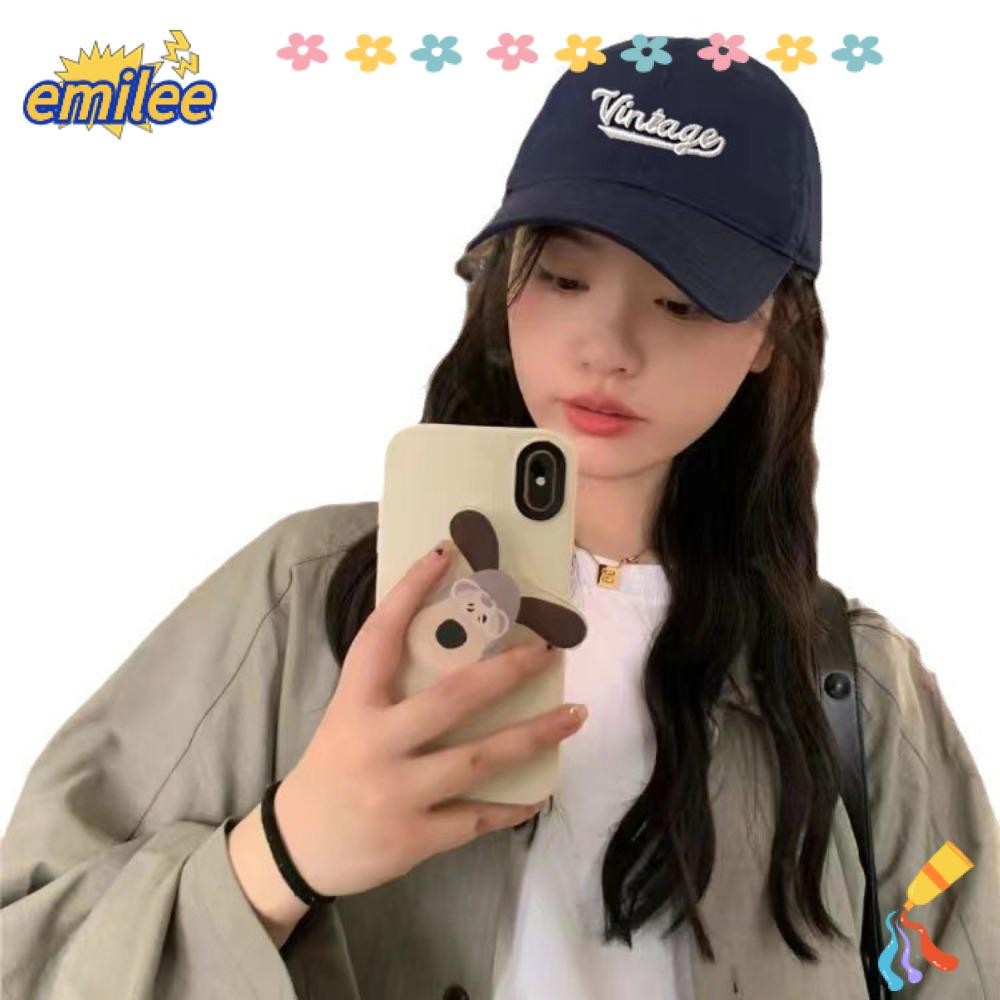 เอมิลี หมวกเบสบอล,เย็บปักถักร้อยอินเทรนด์หมวกตกปลา,ขายร้อนระบายอากาศปรับป้องกันดวงอาทิตย์พ่อหมวกกีฬากลางแจ้ง