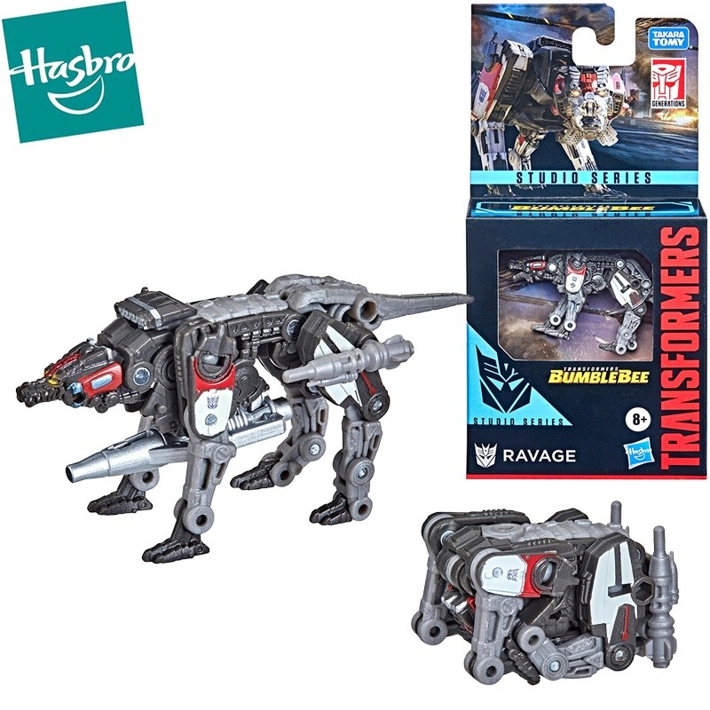 Hasbro Transformers: Bumblebee Studio Series Ravage Core Class Action Figure Collectible Movie Model