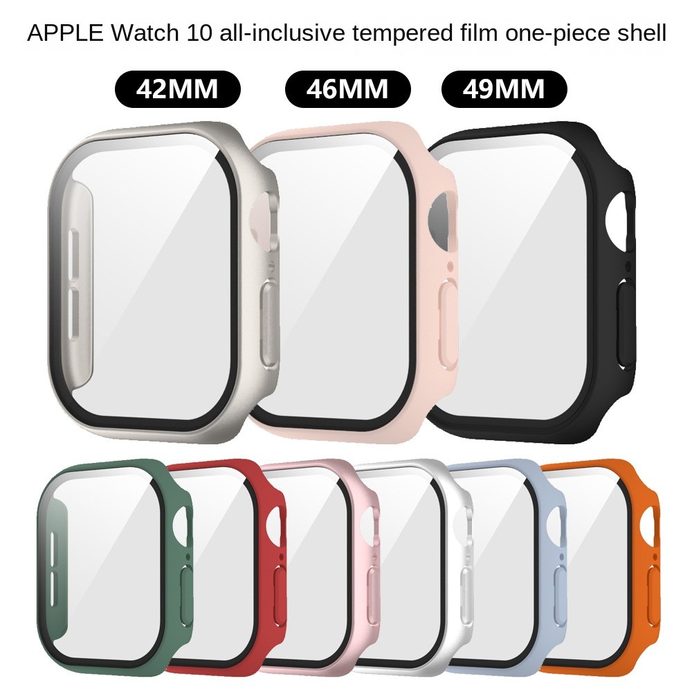 สำหรับ Apple iwatch10 Watch Case PC ฟิล์มนิรภัย Apple Watch Series 10ฝาครอบป้องกัน