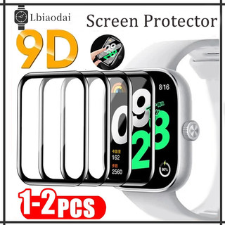 9D อ่อนนุ่มฟิล์มกระจกนิรภัย for Redmi 5 Active / Redmi Watch 4 HD ฟิล์มป้องกันหน้าจอนาฬิกาอัจฉริยะ Redmi Watch 3 Active