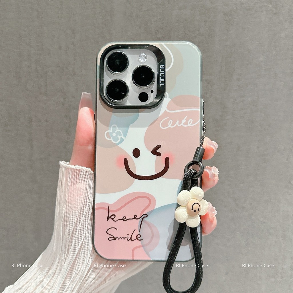 เข้ากันได้กับ ไอโฟน 16 Pro Max ไอโฟน 15 Pro Max ไอโฟน 14 ไอโฟน 13 ไอโฟน 11 7p 8p เคสโทรศัพท์นุ่มน่ารัก DLMSCY1049-GSH