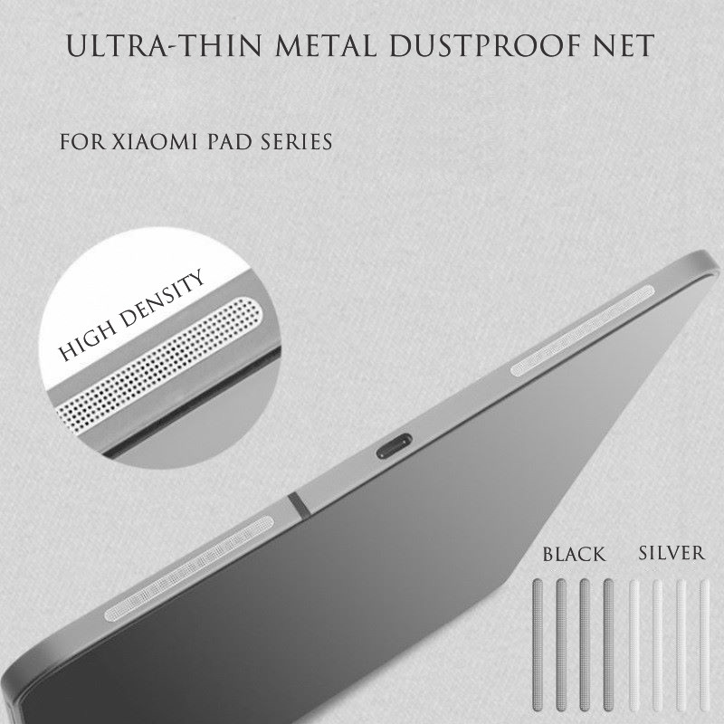 โลหะฝุ่นสุทธิสําหรับ Xiaomi Pad 7 6s 5 Pro Max ลําโพงรู Anti-Dust ตาข่าย Anti-Scratch ด้านล่างป้องกันสติกเกอร์