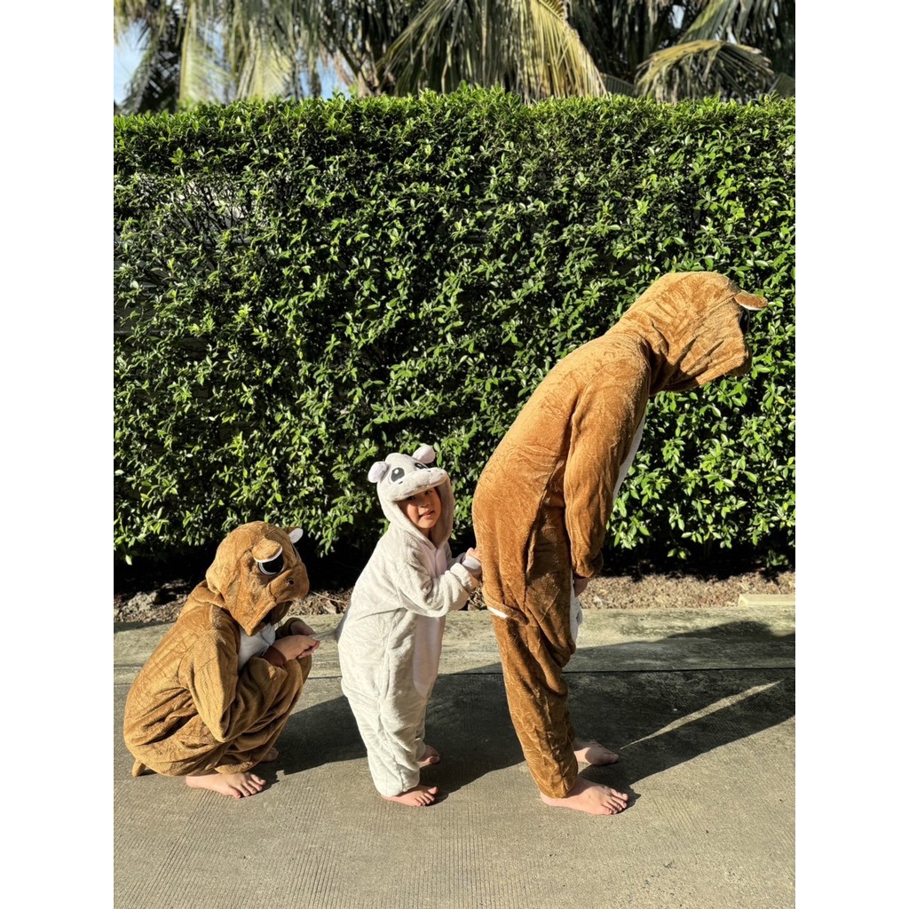 🧣ชุดมาสคอตสุดน่ารัก ✨ ฮิปโปน้อย น้องหมูเด้ง 🦛 สุดฮิต เนื้อผ้าดีมาก นุ่มนิ่มสุดๆ วัสดุอย่างดี ใส่สบาย (**ไซส์เด็ก**) - รูปที่ 7