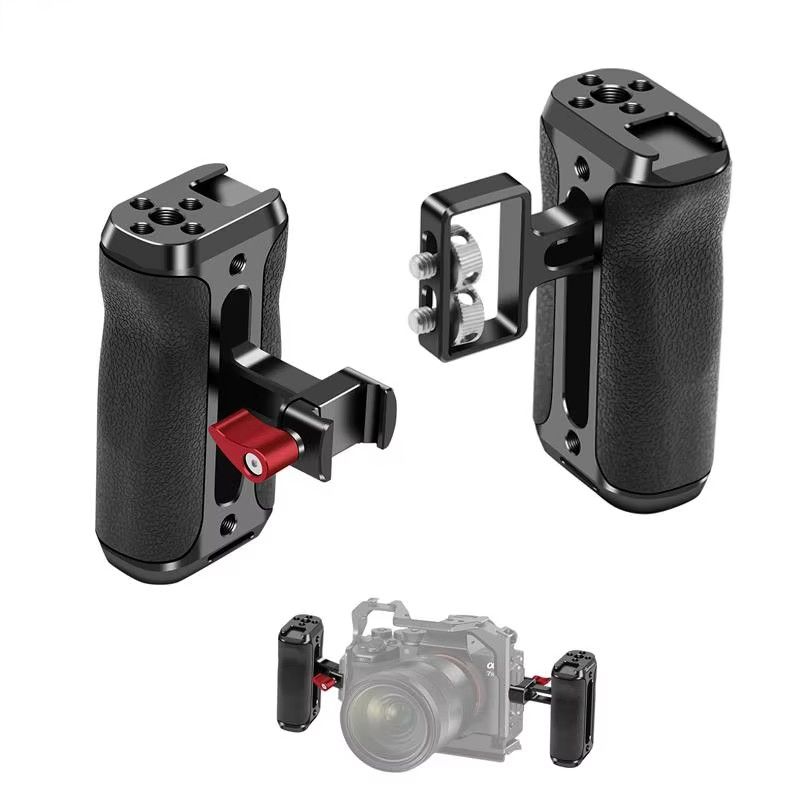 สําหรับ Sony Canon Nikon SLR NATO Camera Cage Grip ด้ามจับด้านข้างกันลื่น