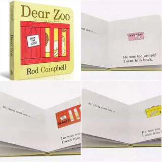 หมีสีน้ําตาล What Do You See & Dear Zoo หนังสือภาพเด็ก หนังสือกระดาษแข็ง หนังสือภาษาอังกฤษเพื่อการศึกษา นิทานอ่านก่อนนอน