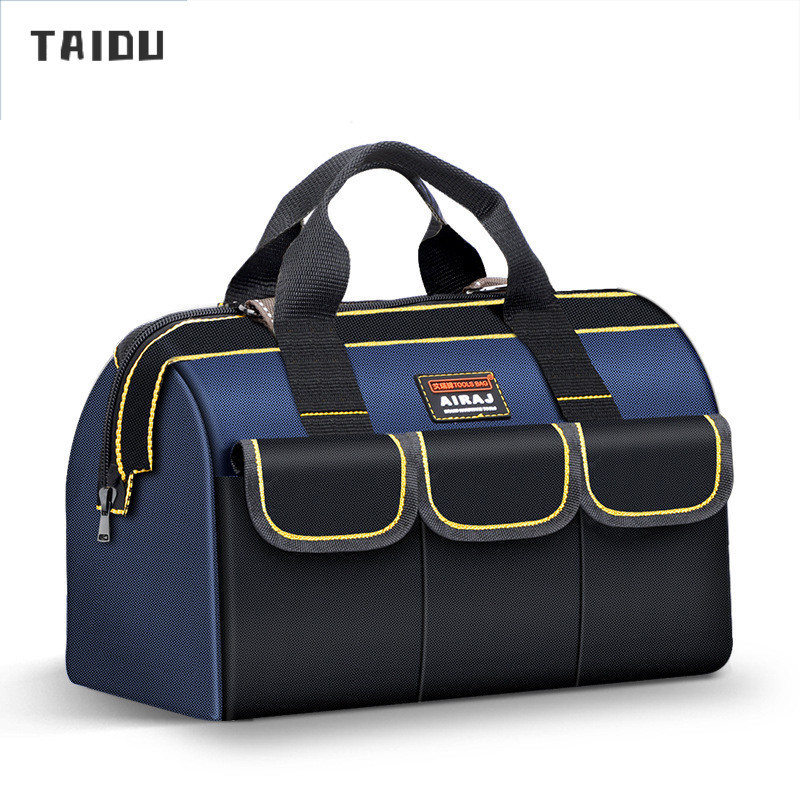 Taidu ชุดเครื่องมือมัลติฟังก์ชั่น กระเป๋าไฟฟ้าผ้า Oxford หนาทนต่อการสึกหรอ