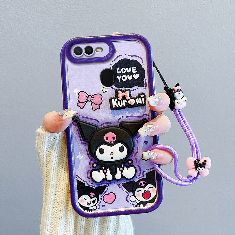 เคส OPPO A5S, เคส OPPO F9, เคส OPPO A7, เคส OPPO A12 การ์ตูนน่ารักเคสโทรศัพท์นุ่มสามมิติรูปตุ๊กตา BB