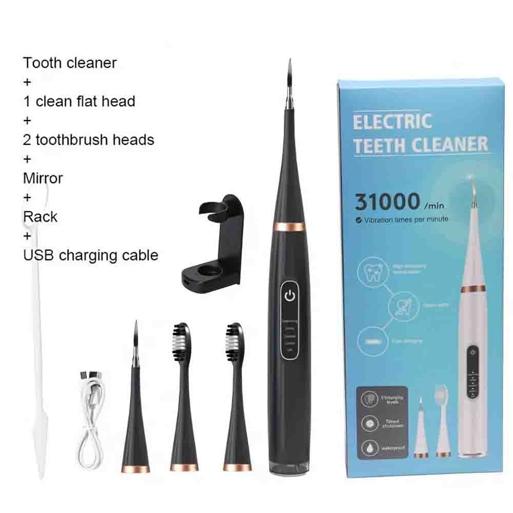 Powerful Ultrasonic Plaque Remover for Teeth with 5 Modes - Dental Tooth Cleaner
