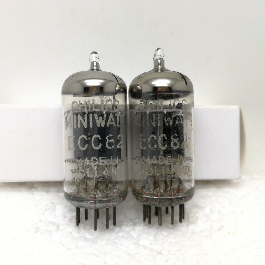 หลอดอิเล็กทรอนิกส์ Philips ECC83/12AX7/ECC82/12AU7/ECC81/T7 จากเนเธอร์แลนด์