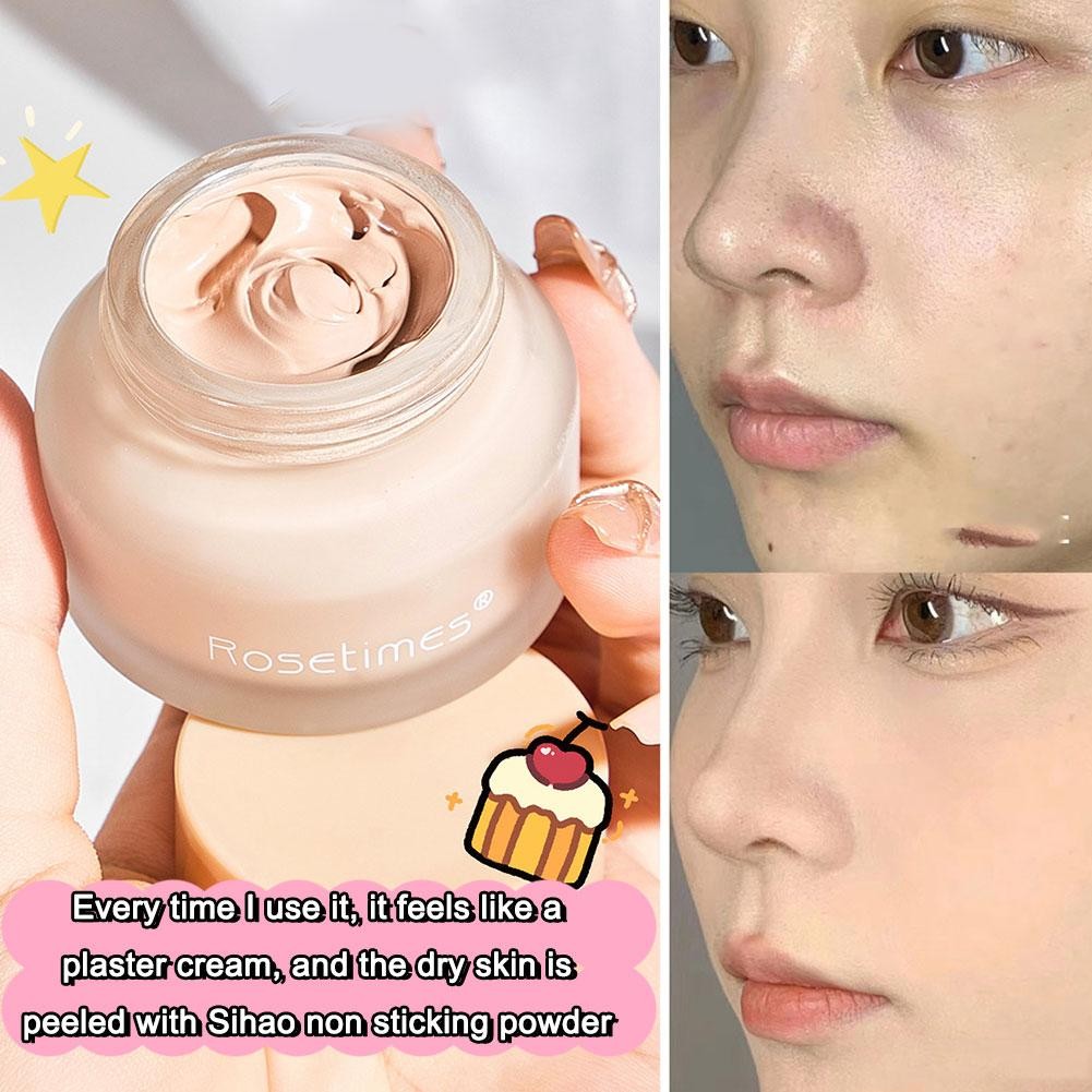 30ml Liquid Matte Creamy Foundation Cream Moisturizing Oil Full Lasting Coverage Control N0H9
