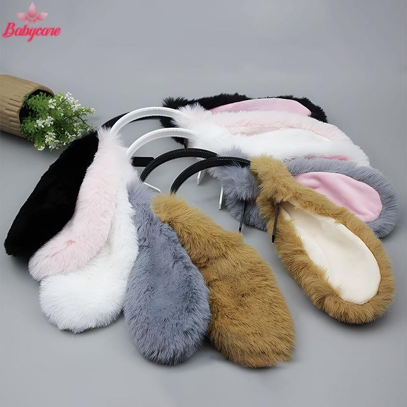 Byce> น่ารักกระต่ายหูตุ๊กตากระต่ายผม Hoop Headwear คอสเพลย์เครื่องแต่งกายอุปกรณ์เสริมผมสําหรับผู้ใหญ่ Party ใหม่