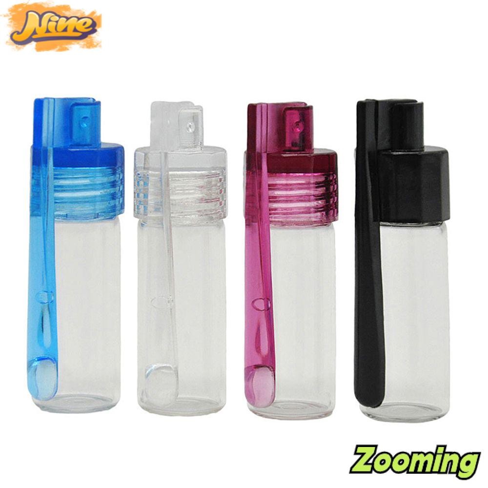 Zooming แก้วยาสีสุ่มแก้ว Vial พร้อมช้อนพลิกขวดรีฟิล
