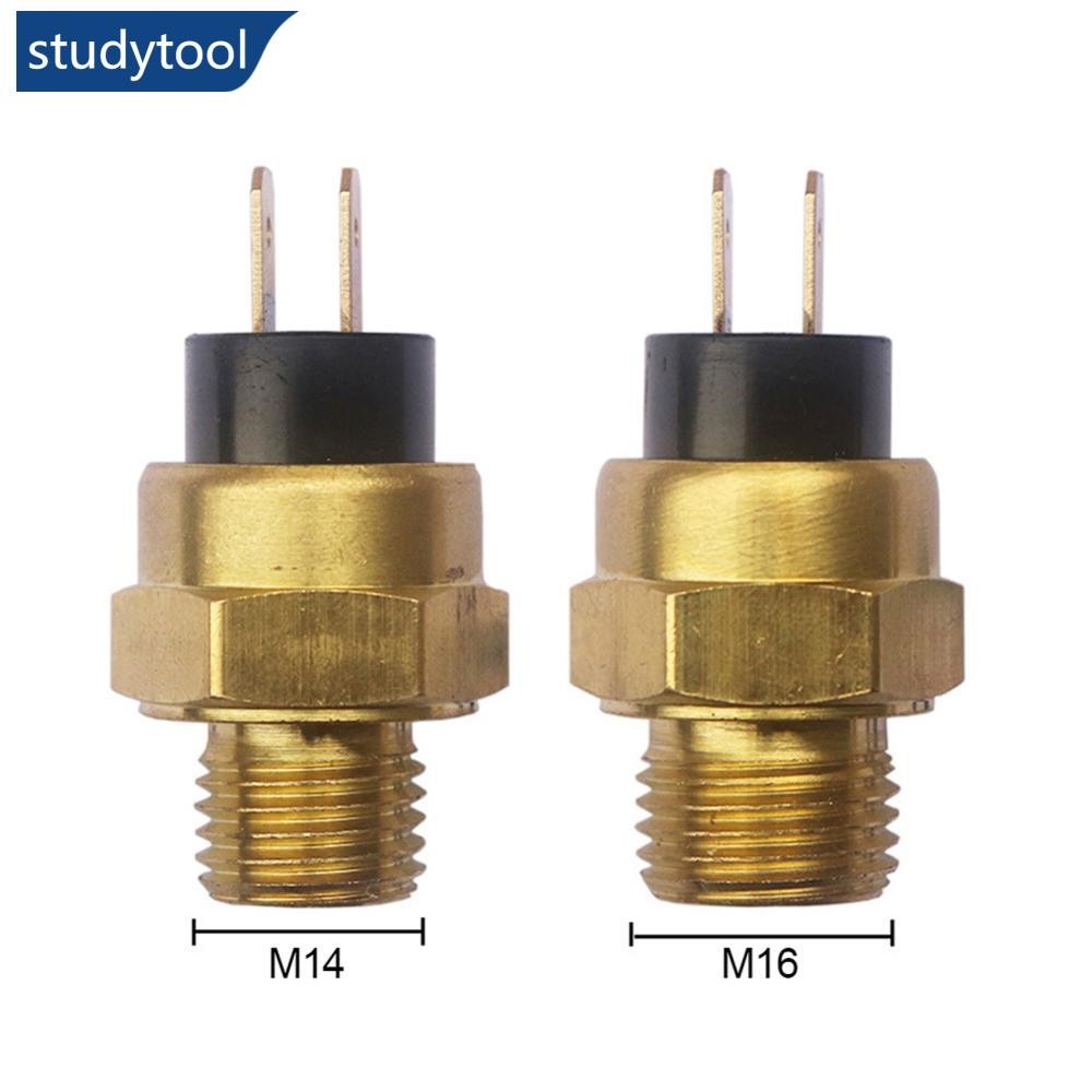 STUDYSOOL รถจักรยานยนต์ Water Temp Sensor หม้อน้ําไฟฟ้า Coolant อุณหภูมิ Thermostat สวิทช์ M14 M16 8