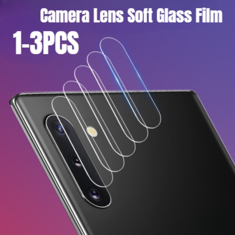 SAMSUNG 1-3PCSกลางแจ้งกล้องฟิล์มAnti-Glareกันฝุ่นแก้วเลนส์สําหรับSamsung Galaxy S9 S8 S25 S24 S23 S2