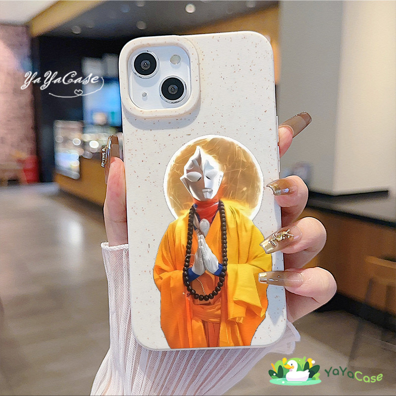🦢สำหรับ iPhone 11 13 For เคสไอโฟน 14 15 12 Pro Max X XS XR 6 7 8 Plus MINI พระพุทธเจ้าอูลตรามัน รุ่น เคส Funny
