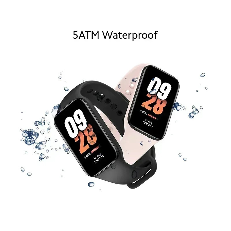 เคสพีซีกระจกนิรภัย + สายยาง for Xiaomi Mi Band 8 Active /Redmi Band 2 เทปป้องกันหน้าจอ for Mi Smart Band 8 Active ราคา ถูกที่สุด ดีลบีเคเค แกลเลอรีภาพที่ 4
