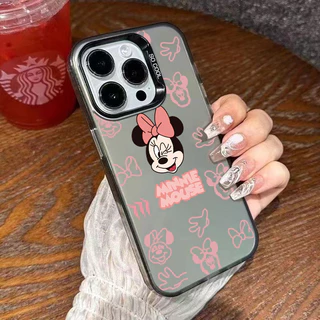 🔥เคสโทรศัพท์แอปเปิ้ล🔥ป้องกันการชนกันป้องกันสกปรก for IPhone17 16 11 12 13 14 15ProMax XS X XR 7 8 Plus มิกกี้เมาส์น่ารัก