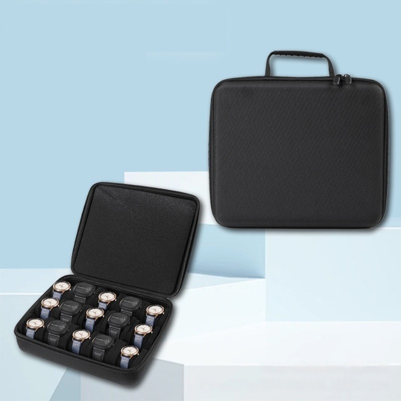 ซง 15 สล็อตกล่องนาฬิกากรณีเดินทางที่มีเบาะภายในสะดวกสําหรับการจัดเก็บที่ปลอดภัยและแสดงนาฬิกาใช้ประจําวัน - รูปที่ 7