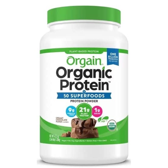 orgain superfood protein protein flavour รสชาติช็อคโกแลต 1200 กรัม