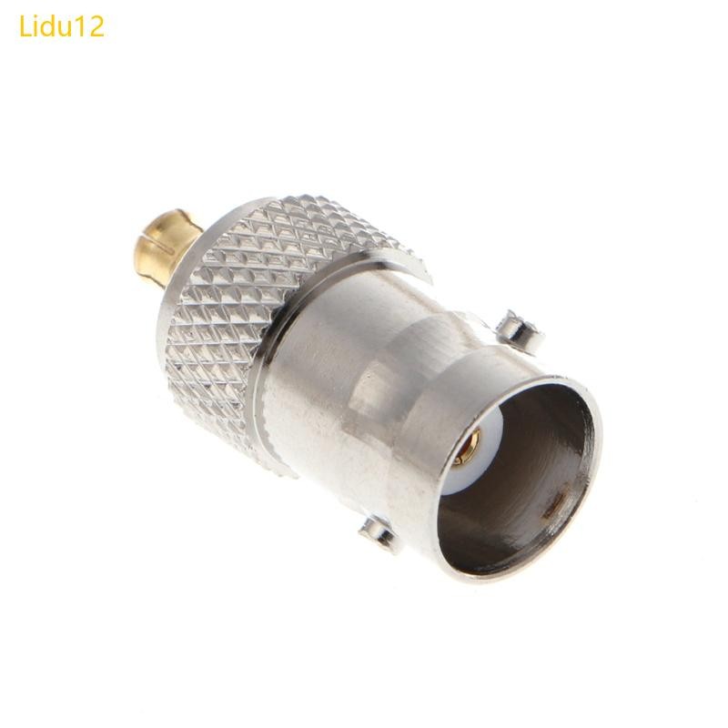 Lidu12 BNC Female Jack to MCX Male Plug Straight RF Coaxial Connector Adapter