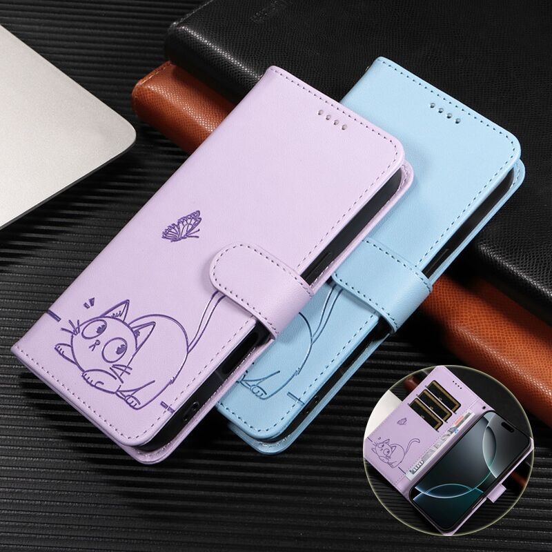 Retro น่ารักสําหรับ OPPO A58 A60 A40 A72 A73 A92S A78 A79 A80 K12X A94 A95 Reno 5F 4G 5G แม่เหล็กสัต