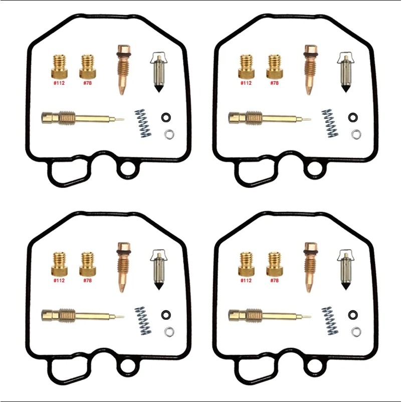 Honda GL400 GL500 CX400 CX500 ชุดซ่อมคาร์บูเรเตอร์ 2 ชุด 1979-1985 GL 400 CX 400 ชิ้นส่วนรถจักรยานยน