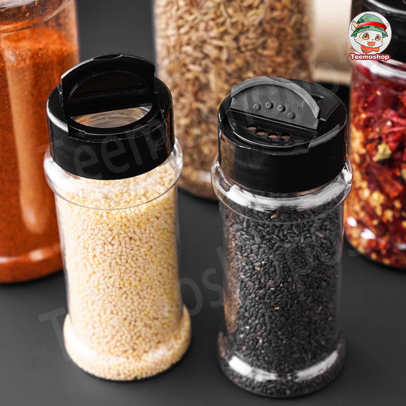 ขวดใส่เครื่องปรุง ขวดเครื่องเทศ ฝาปิดแน่นดีไซน์ผีเสื้อ กันชื้น ใช้ง่าย วัสดุใสคุณภาพสูง สำหรับบาร์บีคิว/ครัวเรือน - รูปที่ 4