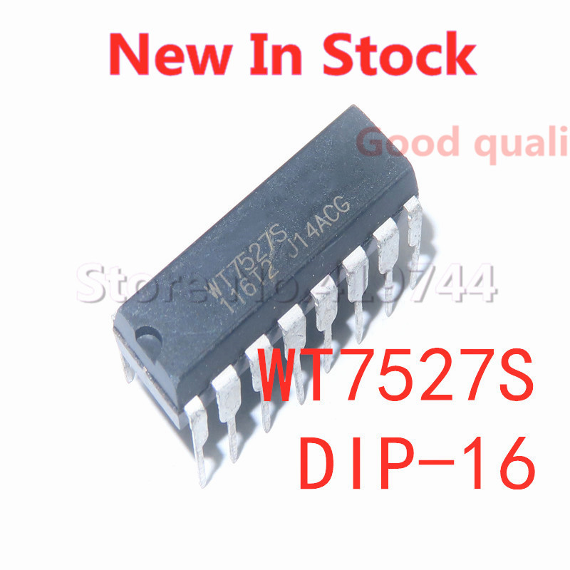 5 ชิ้น/ล็อต WT7527S WT7527 DIP-16 driver IC ชิปในสต็อกใหม่ IC เดิม