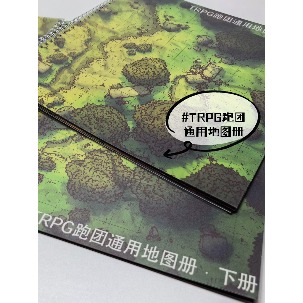 อุปกรณ์เสริมเกมกระดาน TRPG DND COC PF Universal Map เขียนซ้ําได้