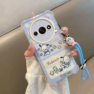 เคส Redmi A3 อะนิเมะถุงลมนิรภัยป้องกันการตกเคสซิลิโคนอ่อนนุ่ม YX1