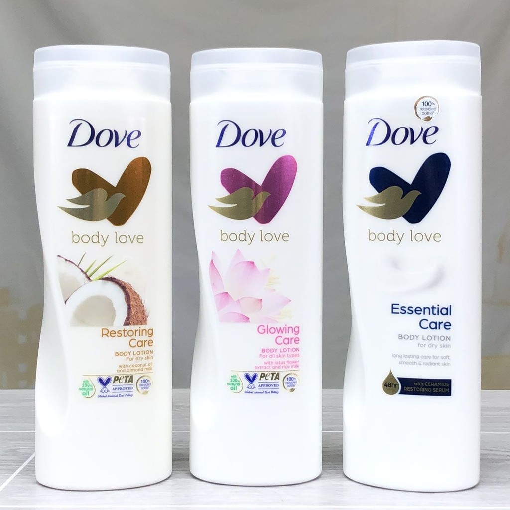 เยอรมันนําเข้า Dove/Dove Body Lotion Body Lotion Milk Coconut Milk Moisturizing Moisturizing Long-Lasting Fragrance 400ML/Beads 254.21