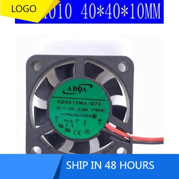 ใหม่ 4010 ยี่ห้อ ADDA AD0412MX-G70 DC12V 0.08A Dahua เครื่องบันทึกวิดีโอพัดลมระบายความร้อนเงียบ Mlb8