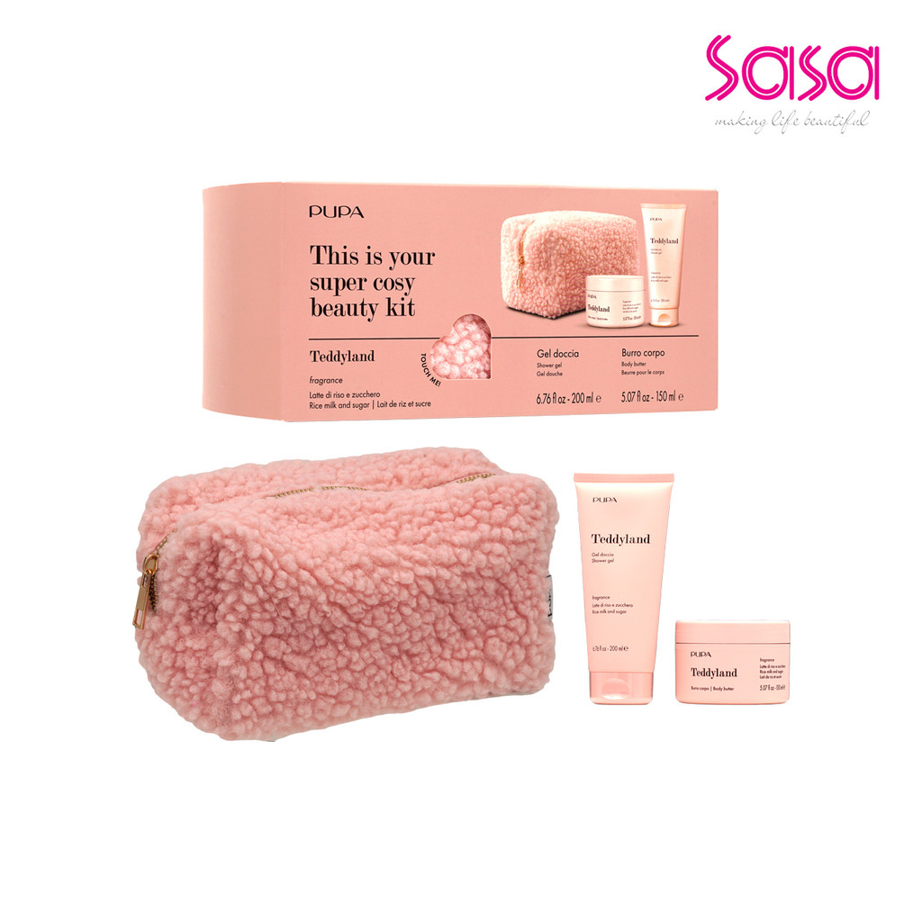 Pupa Teddyland Kit Oat Milk & Vanilla / Rice Milk and Sugar (3pcs)