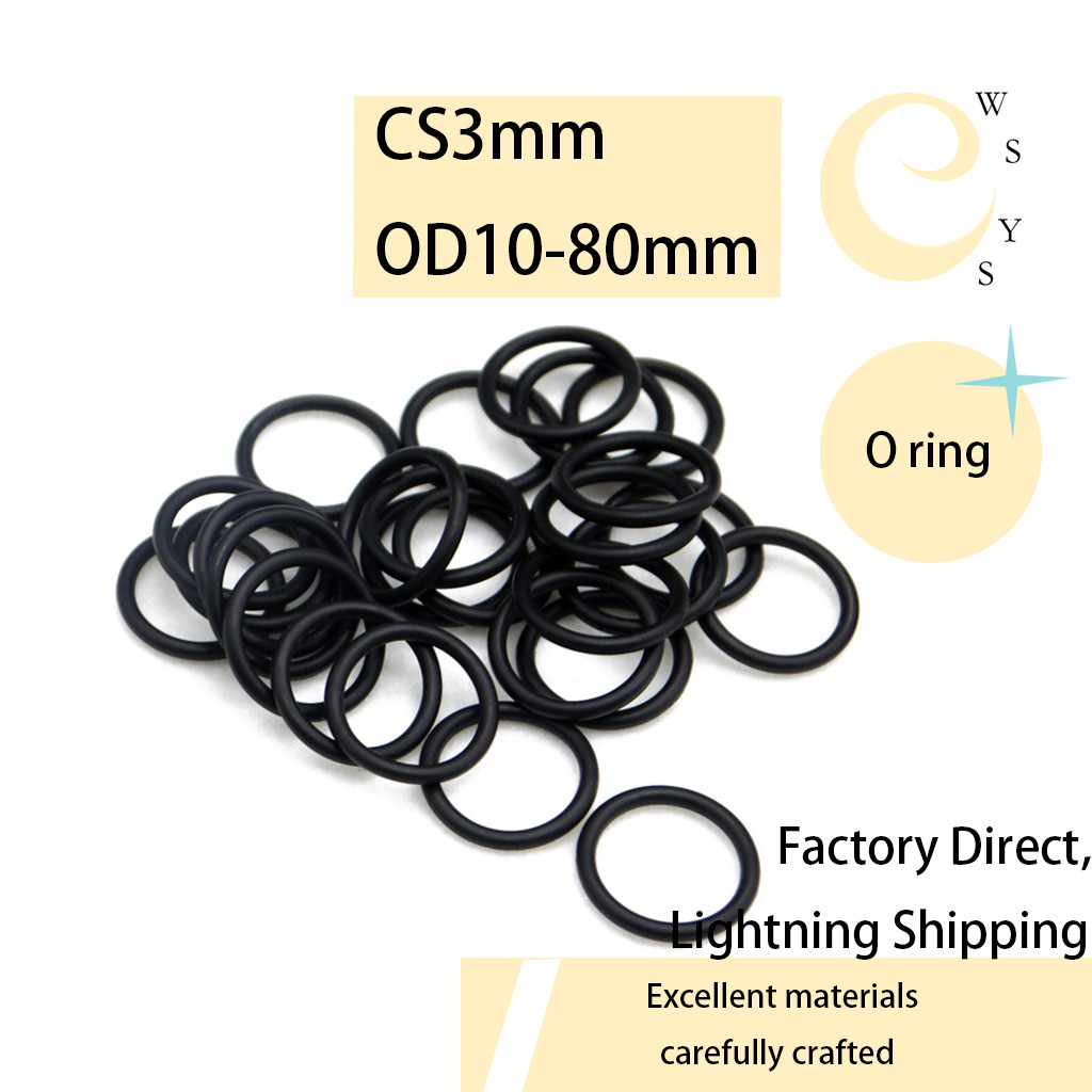 [WSYS]โอริง O-Ring ยางโอริง NBR 70 เลือกขนาดได้ ยี่ห้อ GAPI นำเข้าจากอิตาลี ของแท้ 100%(CS5mmOD15-10